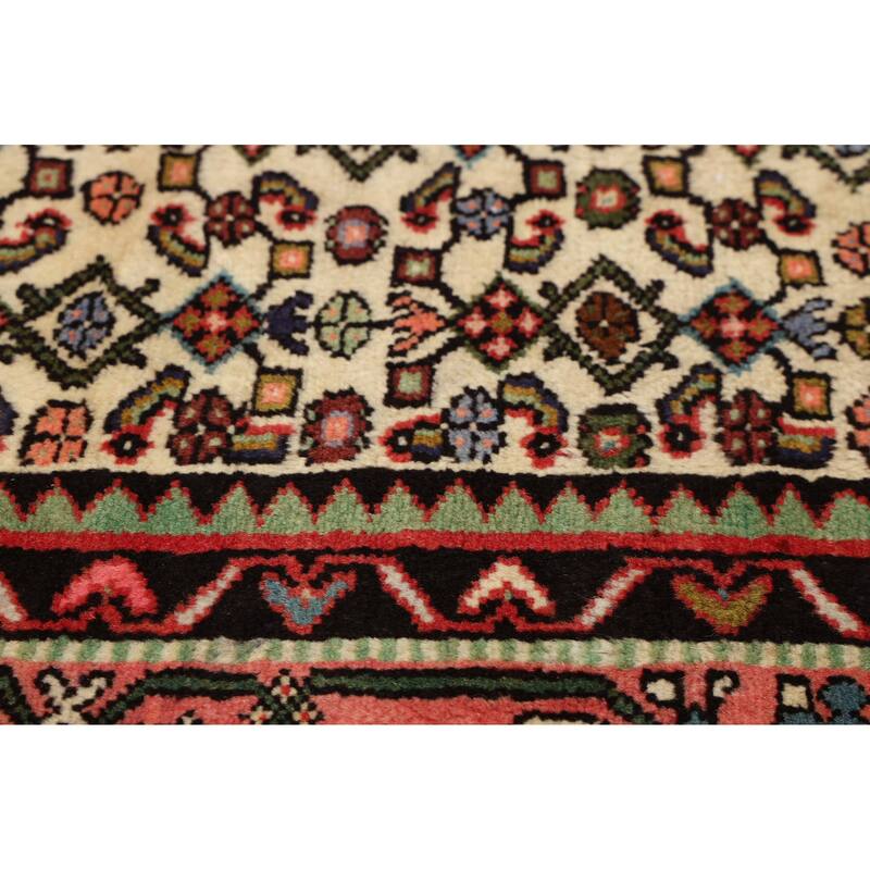 ECARPETGALLERY Hand-knotted Andelz Cream Wool Rug - 3'1 x 4'7