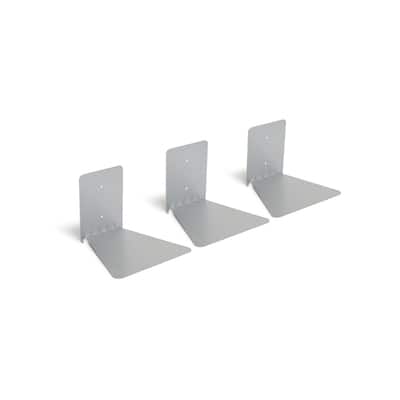 Umbra Conceal Three Piece 5 1/2 Inch Wide Steel Wall Shelf Set by