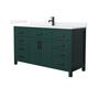 Option Green / White Quartz Top / Matte Black Hardware