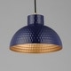 preview thumbnail 9 of 8, Maxim 35142 Rockport 10" Wide Mini Pendant with Hammered Metal Shade