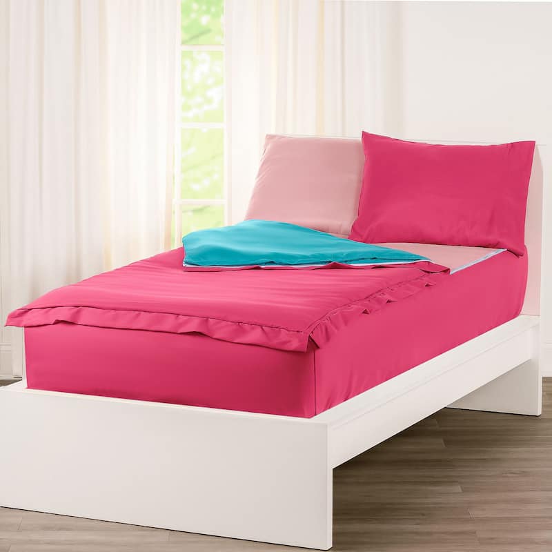 Siscovers Hot Pink Bunkie Deluxe Zipper Bedding Set