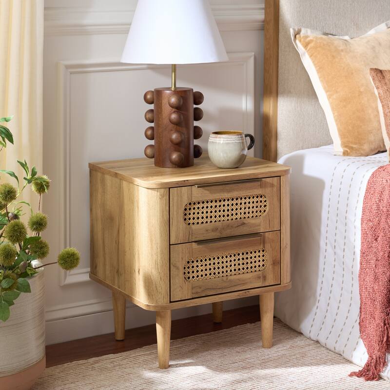 SAFAVIEH Home Brey 2-Drawer Nightstand