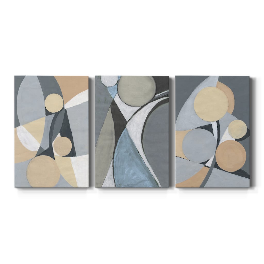 A Soft Jeweled Geometric II- Premium Gallery Wrapped Canvas - Ready to Hang