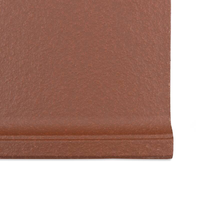 Merola Tile Quarry Cove Base Red II 5-7/8" x 5-7/8" Ceramic Floor and Wall Trim - (1 Tile)