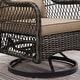 preview thumbnail 45 of 45, Corvus Vasconia Outdoor 3-piece Wicker Chat Set with Swivel Chairs
