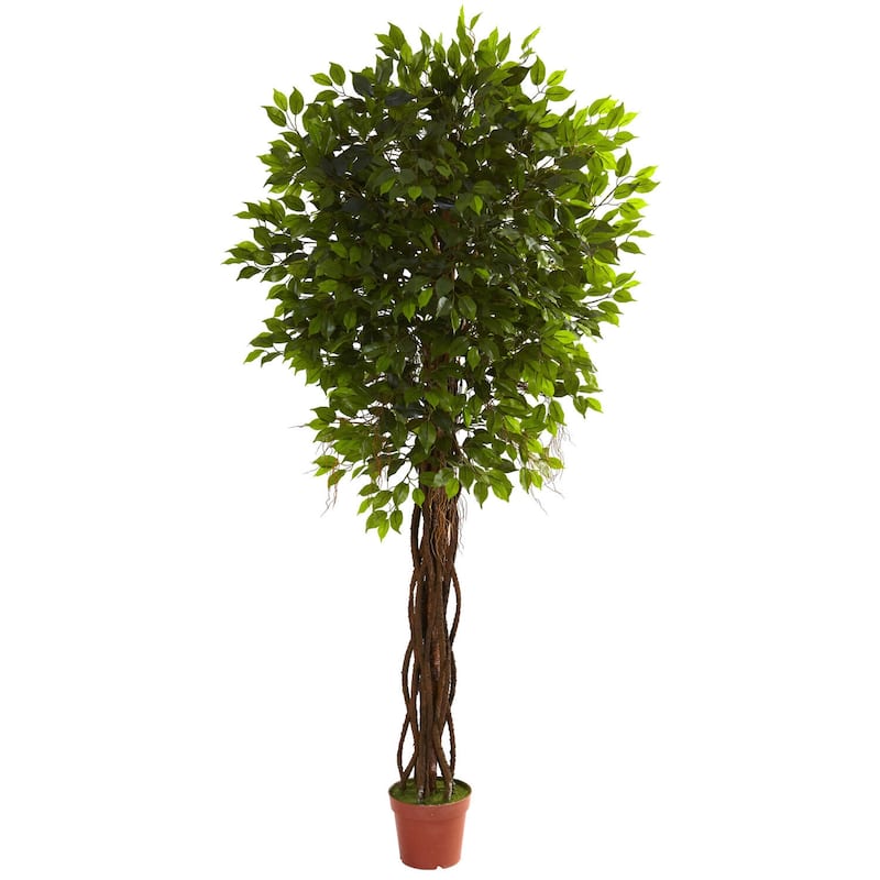 Southwestern Artificial Tree - 7.5ft Indoor Outdoor Decorative Bush UV Resistant - 7.5ft.