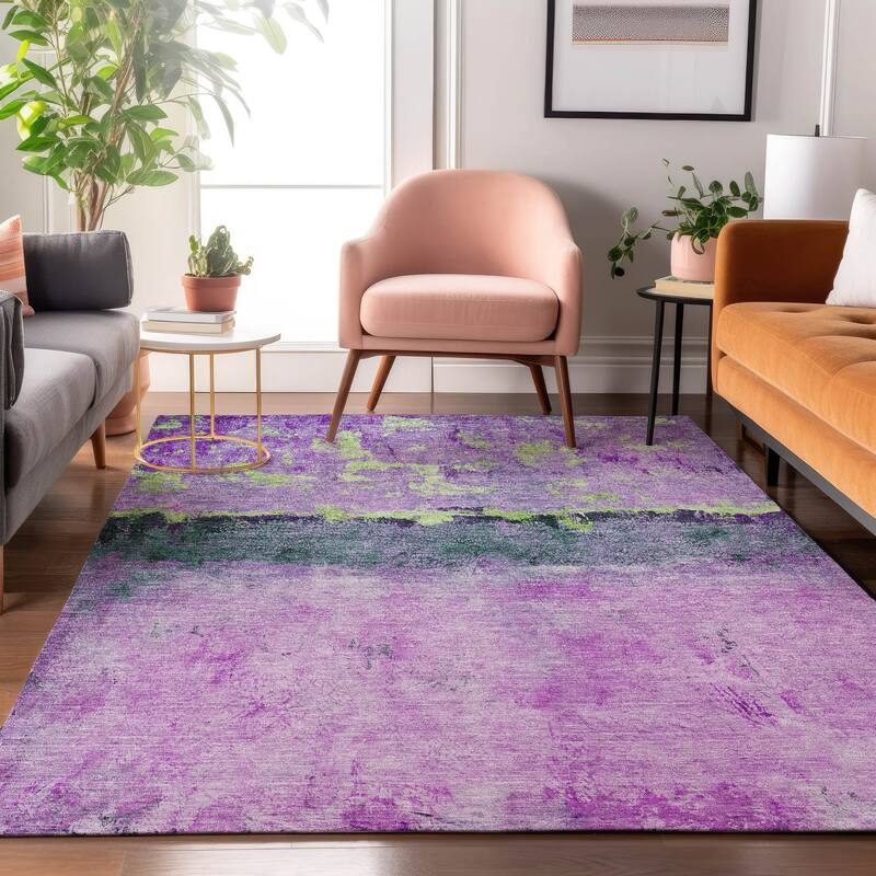 Premium Washable Super Soft Abstract Ombre Mayfield Rug