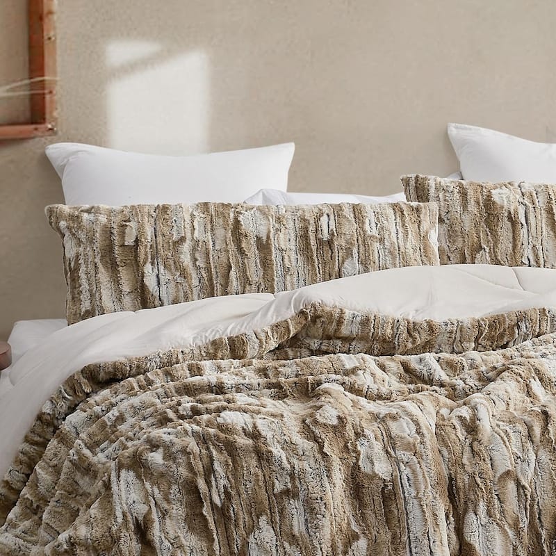 Snowy Terrain - Coma Inducer® (with Butter) Pillow Sham (2-Pack) - Snowfield Earthtone Brown - 20" x 26"