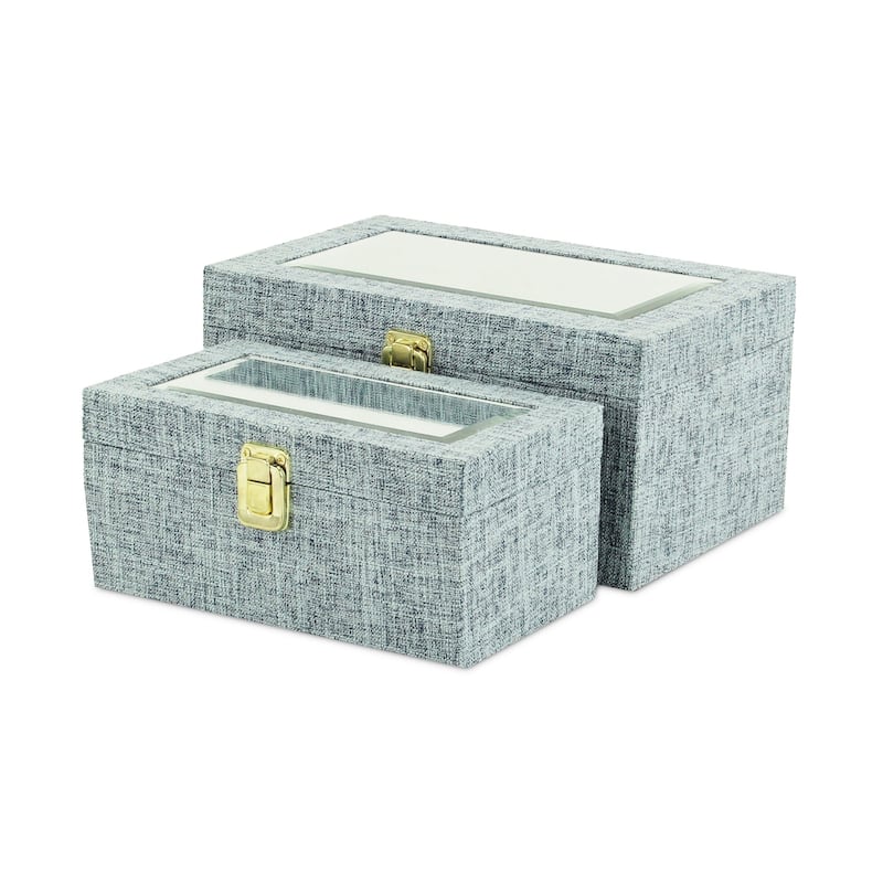 Canter Isle Linen Decorative Box Set