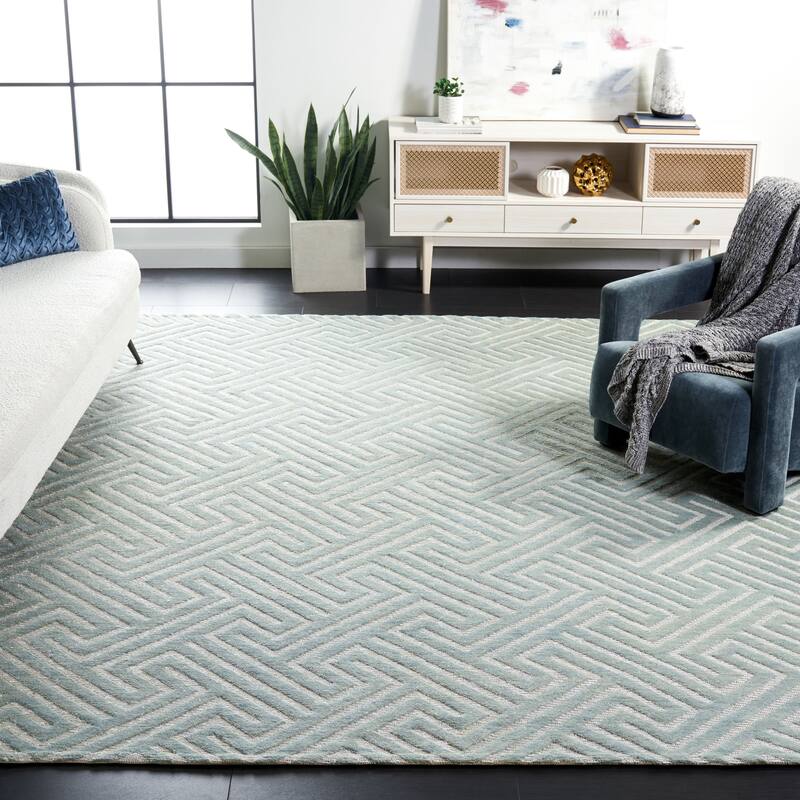SAFAVIEH Hand-knotted Santa Fe Valeriya Modern Wool Rug