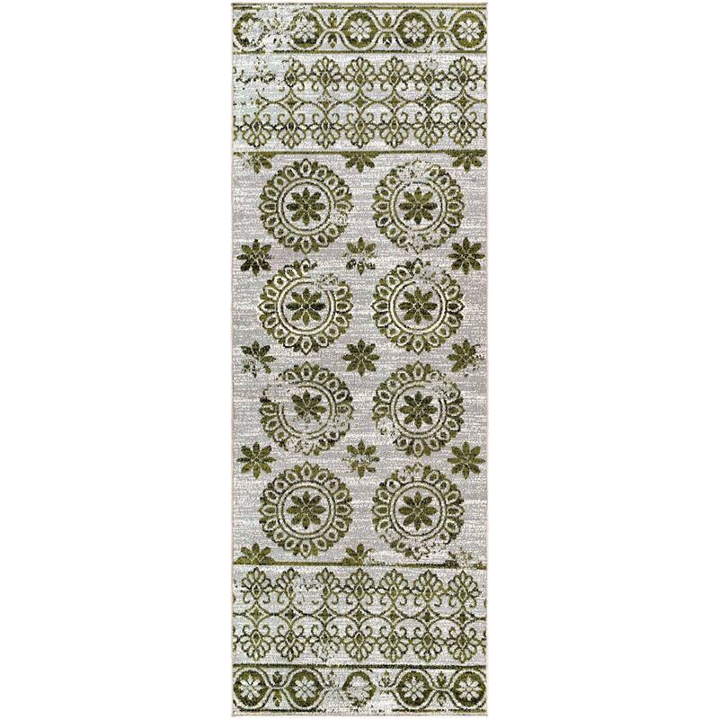 Livabliss Lavadora Updated Traditional Floral & Botanical Washable Area Rug