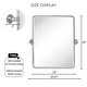 preview thumbnail 20 of 126, TEHOME Woodvale Rectangle Vertical Metal Wall Mirrors