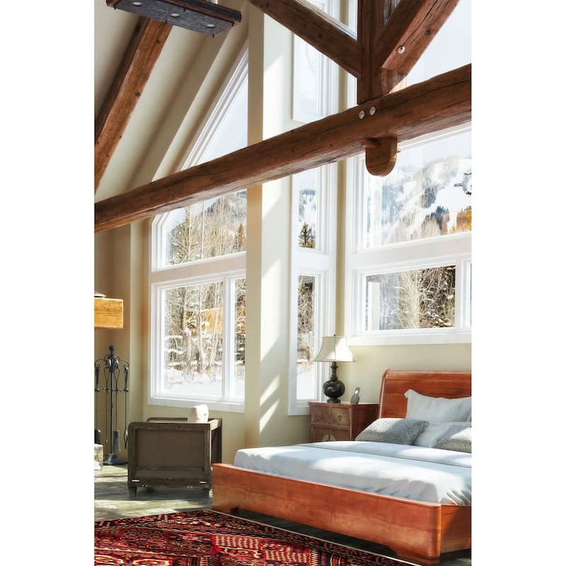 ECARPETGALLERY Hand-knotted Kayseri Vintage Red Wool Rug - 4'2 x 6'7