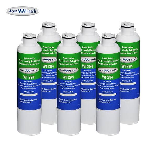 Shop Replacement Water Filter For Samsung Crystala Cf7 Refrigerator Water Filter By Aqua Fresh 6 Pack Green Overstock 21360385