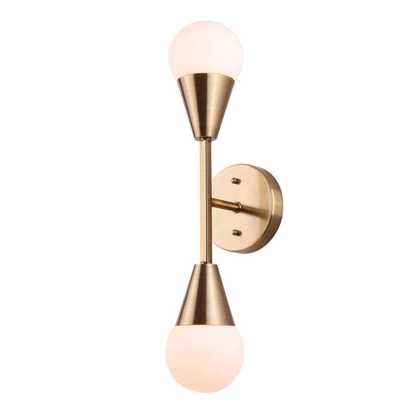 Canarm IWF1125A029 Arlowe 2 Light 19" Tall Wall Sconce - Gold