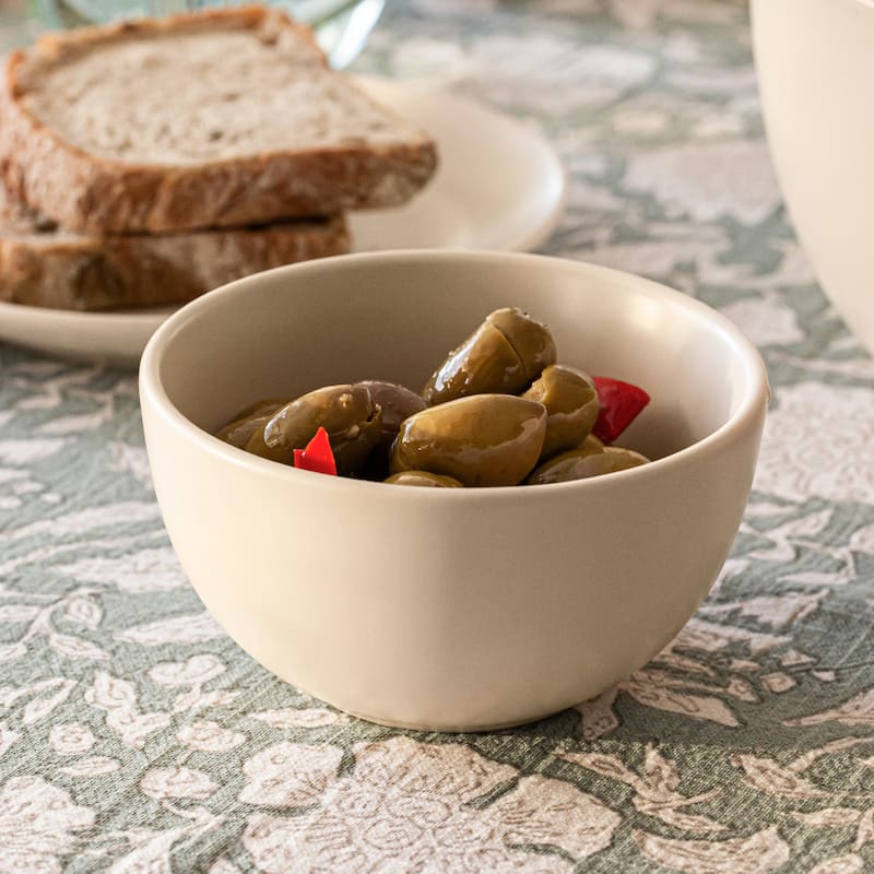 over&back Coupe 9oz Semi-Matte Stoneware Mini Bowls