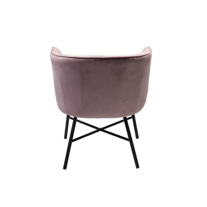 Porthos Home Belia Velvet Dining Chair, Rust-resistant Steel Legs - N/A
