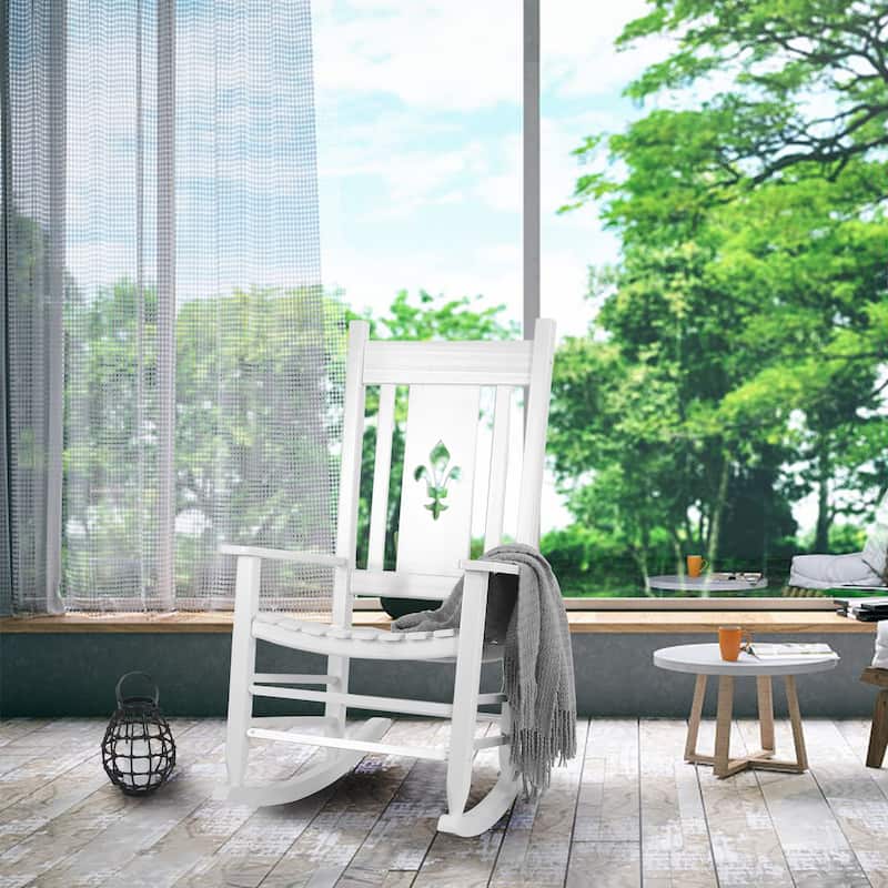 Outdoor Wooden Rocking Chair