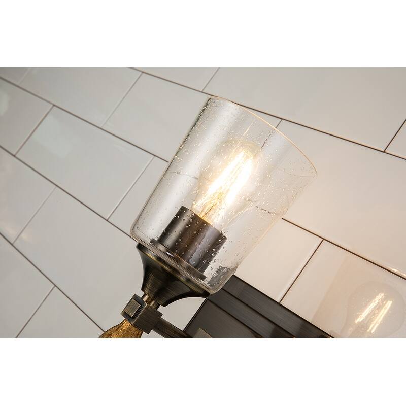Vetiver 1 Light Dark Bronze with Gold