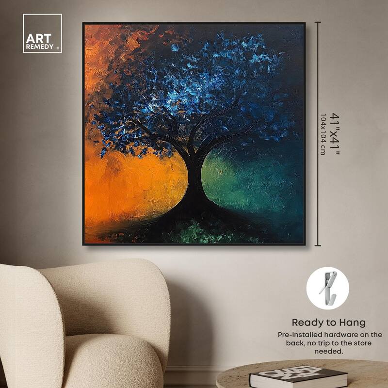 Tree of Opposites II Canvas by Art Remedy