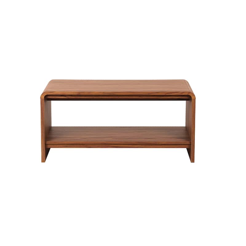 NPD Furniture Delmare Coffee Table with Open Storage