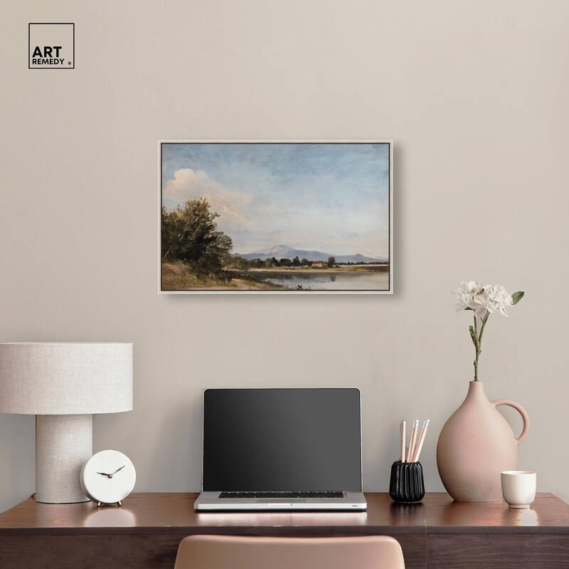 Hilltop Tower View III Canvas by Art Remedy
