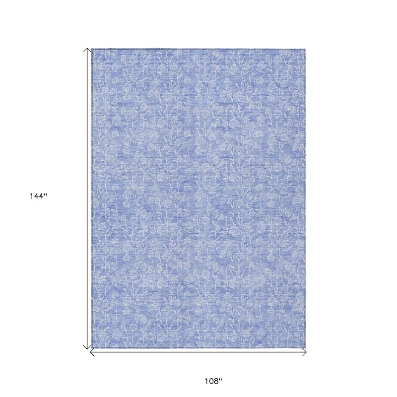 HomeRoots Floral Transitional Rectangle Outdoor Rug