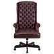 preview thumbnail 11 of 11, High Back Traditional Tufted LeatherSoft Executive Swivel Ergonomic Office Chair