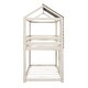 preview thumbnail 11 of 29, Bunk bed wooden loft bed with roof, window, railing, ladder