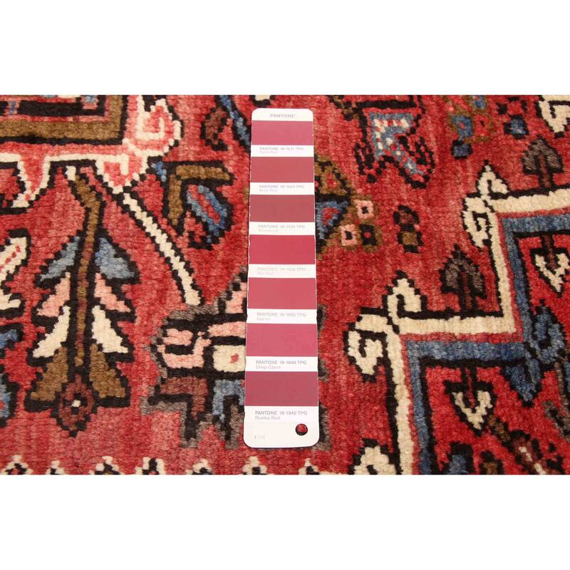 ECARPETGALLERY Hand-knotted Sarabi Red Wool Rug - 6'2 x 10'4