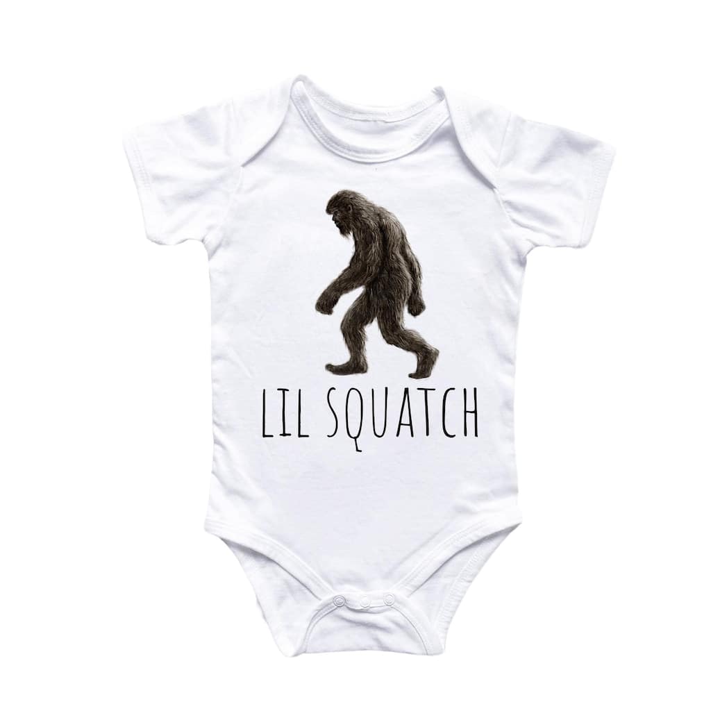 Big Foot Sasquatch - Baby Boy Girl Clothes Infant Bodysuit Funny Cute Newborn 4