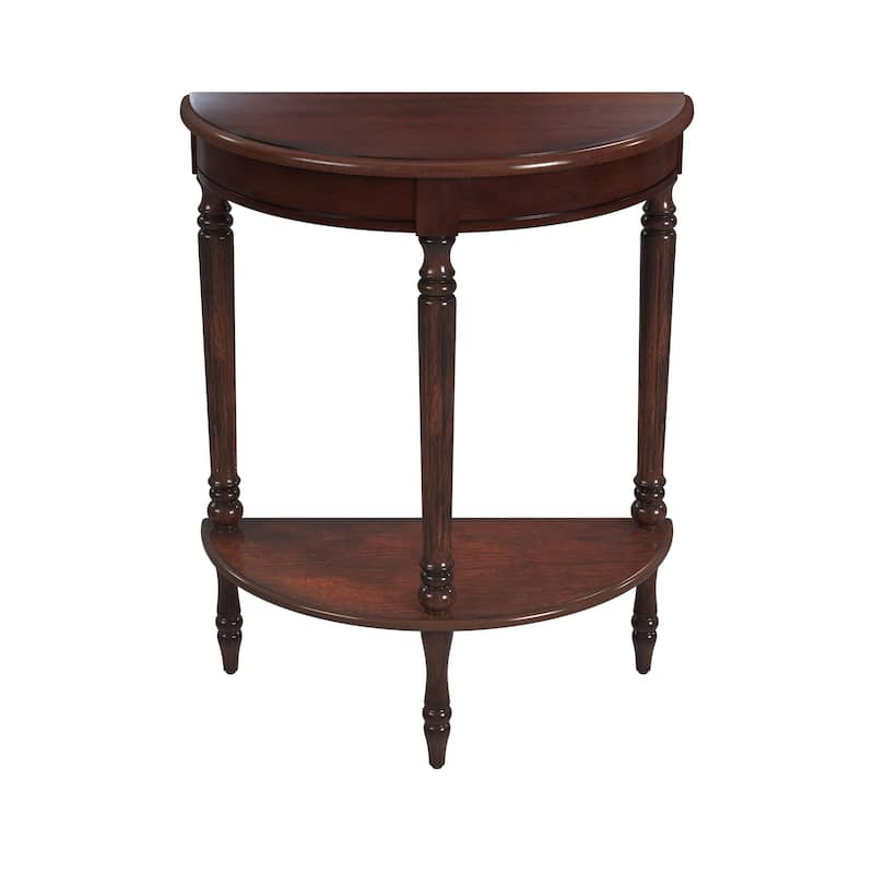Bellini Demilune 24" Console Table - Brown