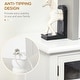 preview thumbnail 24 of 25, HOMCOM Vintage Console Table with 2 Drawers and Cabinets, Retro Sofa Table for Entryway, Living Room and Hallway