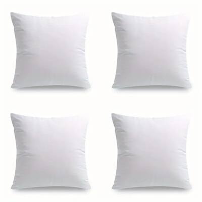 Hypoallergenic Comfortable Multi-Purpose Square Pillows,White(2packs)