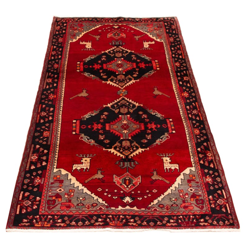 Anadol Red Rug 4'4" x 9'0" - 4'4 x 9'0