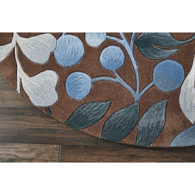 Nourison Contours Hand-tufted Botanical Area Rug