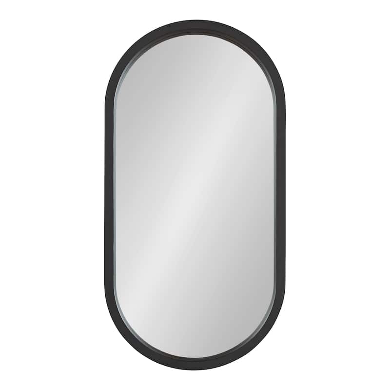 Kate and Laurel Travis Capsule Oval Framed Wall Mirror