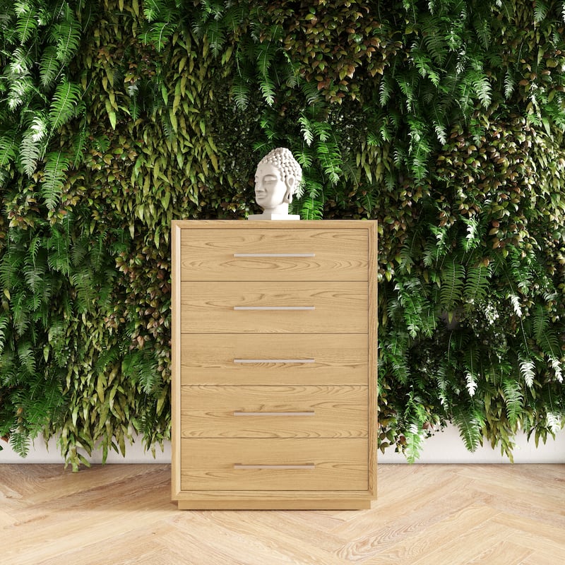 Nova Domus Santa Barbara Modern Natural Chest - 5-drawer