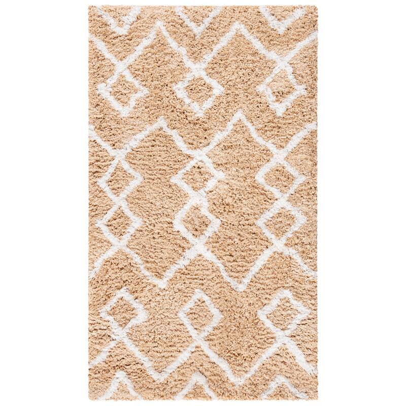 SAFAVIEH Handmade Toronto Shag Shaniqua Polyester Rug