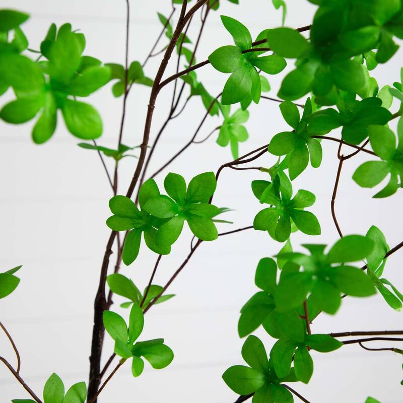 8' Artificial Minimalist Enkianthus Tree - Green