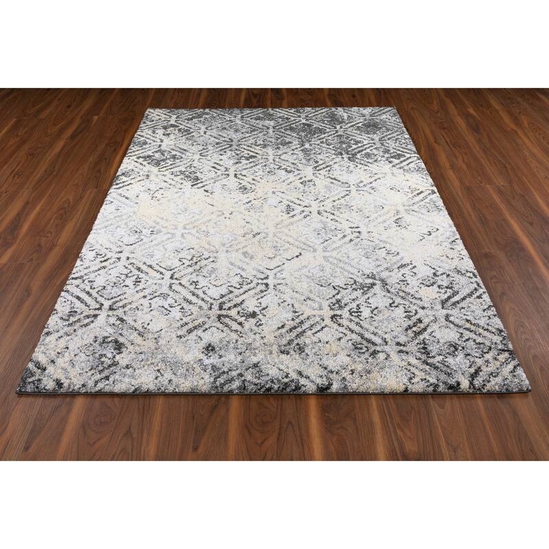 Addison Plano Moroccan Boho GREY Area Rug