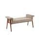 preview thumbnail 4 of 7, Mason Tan Accent Bench by INK+IVY
