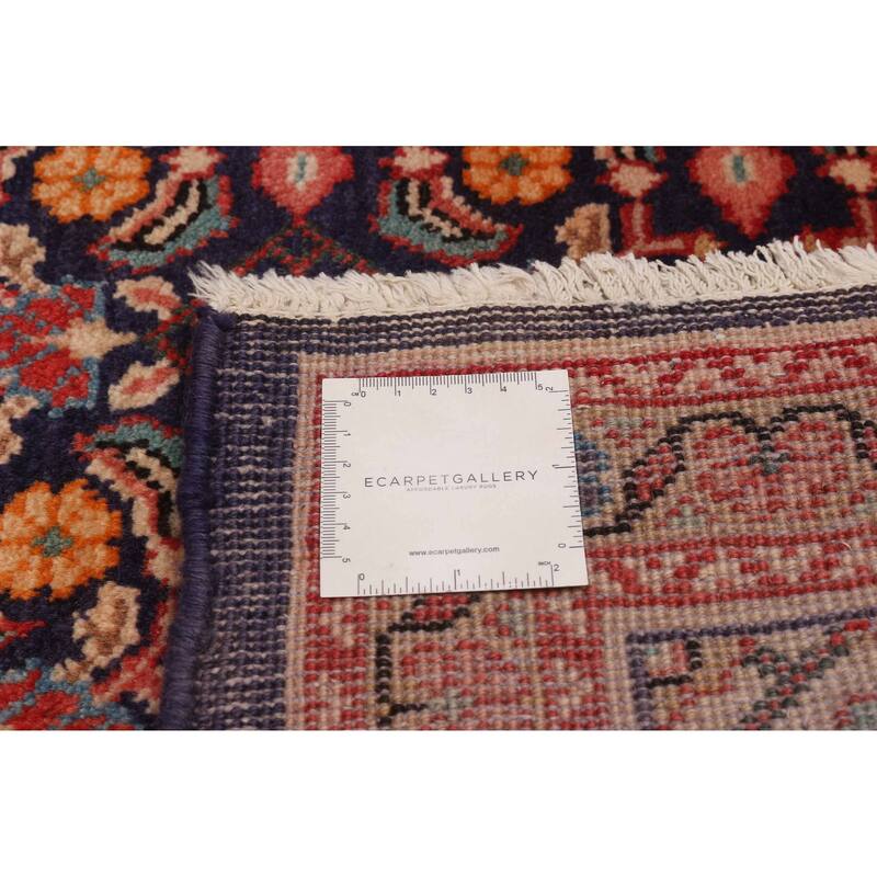 ECARPETGALLERY Hand-knotted Andelz Navy Wool Rug - 3'10 x 10'2