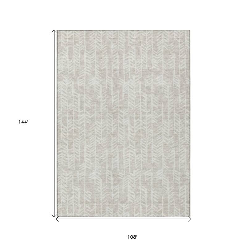 HomeRoots Tribal Transitional Rectangle Outdoor Rug