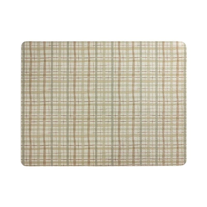 Frieling EveryDay Rectangular Placemat - Beige Plaid