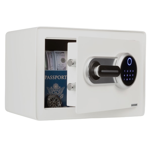 Biometric Safe - Lock Box with Fingerprint Scanner and Digital Key