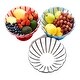 preview thumbnail 6 of 4, Creative Petal Fruit Tray,Blue - 10.4"D x 5.3"H
