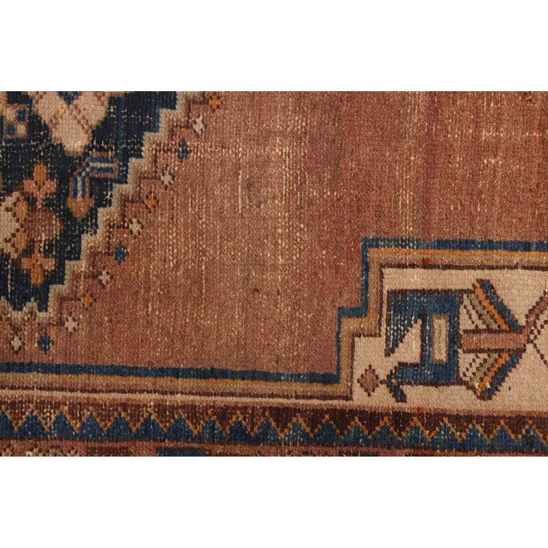 ECARPETGALLERY Hand-knotted Antalya Vintage Brown Wool Rug - 4'2 x 6'8