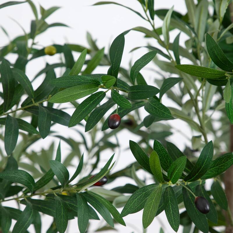 Olive Artificial Tree with Planter - 8' - Unlit