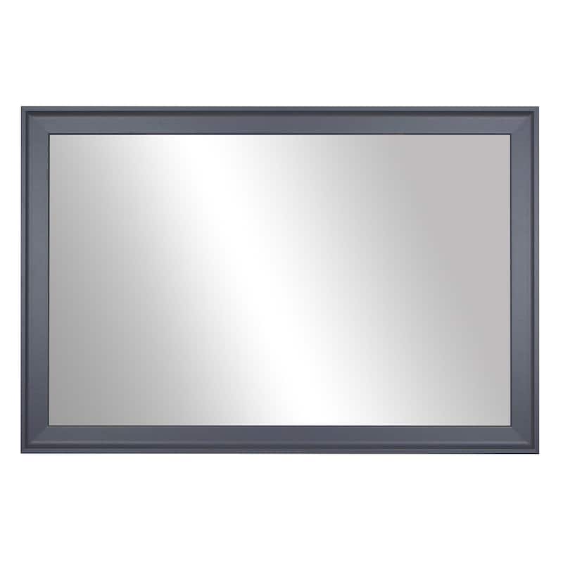 Frame My Mirror Light Grey Framed Vanity Mirror, Morgan Design